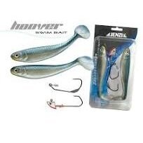 Riperiai Set Swim-Bait 8.5 cm Plaukiantys 3D guminukai 7