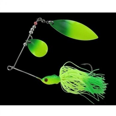 Blizgė Tandem Spinnerbaits su lapeliais 15g 4