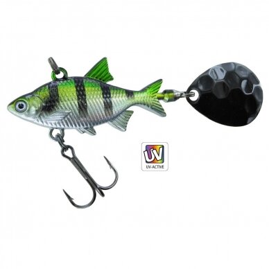 Blizgė Spinner JIG UV 16g  be švino 6