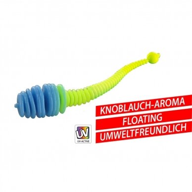 Avižadrebis Guminukai Su skoniu Drop-shot UV-Efektas Floating Plaukiantys 5
