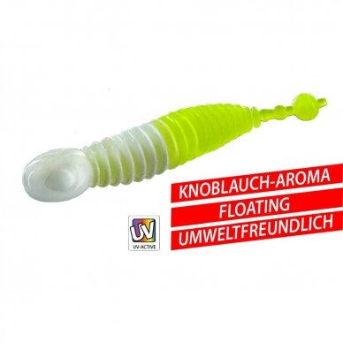 Avižadrebis Guminukai Su skoniu Drop-shot UV-Efektas Floating 2 Plaukiantys 4