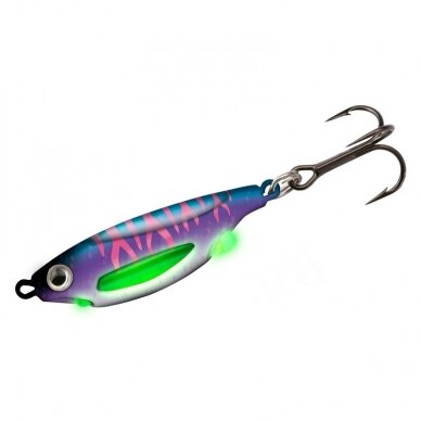 Blizgė UV Flash Bang Jigging Rattle + 3 švieselės 6