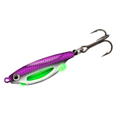 Blizgė UV Flash Bang Jigging Rattle + 3 švieselės 7