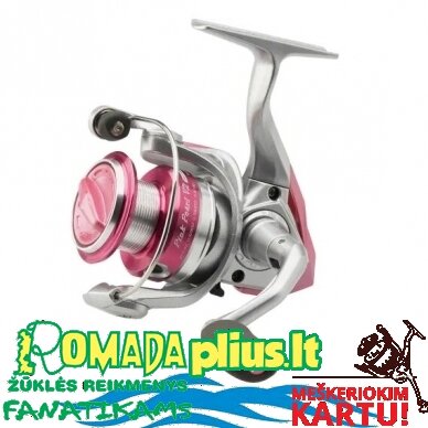 Ritė Okuma Pink Pearl V2 3000 / Spiningas Okuma Pink Pearl V2 249cm Lady 1