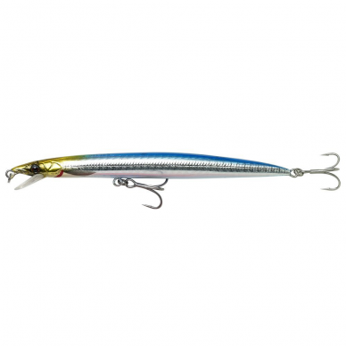 Vobleris SG 3D Sandeel Jerk Minnow Sinking Starkiu Siaubas 1