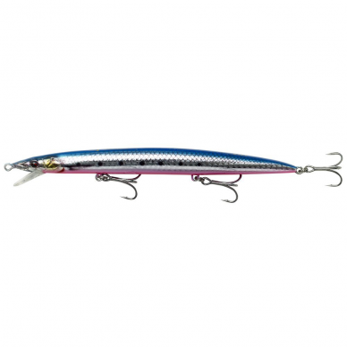 Vobleris SG 3D Sandeel Jerk Minnow Sinking Starkiu Siaubas 2