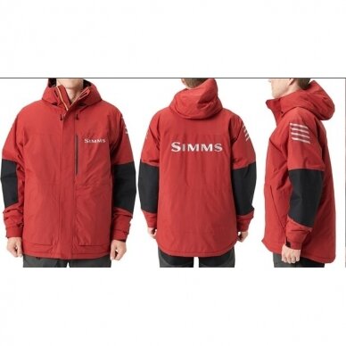 SIMMS Striukė ir Kelnės aukštos žieminė Simms Challenger Flame insulated Toray® Labai Stambiems Vyrams iki 4XL-5XL 11