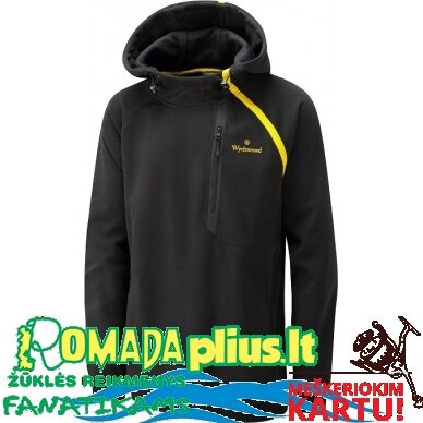 Bluzonas Jemperis Megztinis Wychwood Tech Hoody Black Extremis 5000 minkštas dvigubas išorinis audinys