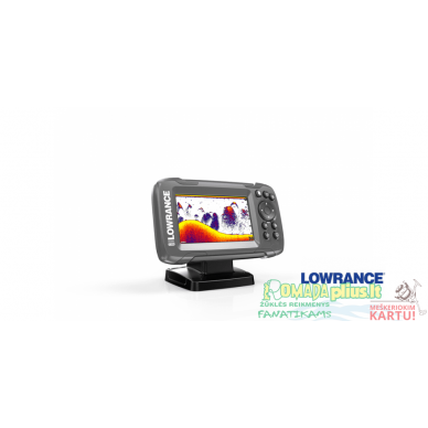 Naujas 2024 metų. Su GPS Modelis Echolotas Lowrance HOOK2-4x GPS Bullet Skimmer NEW LT CE ROW RLP 1