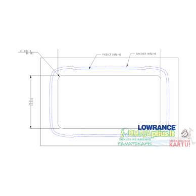 Naujas 2024 metų. Su GPS Modelis Echolotas Lowrance HOOK2-4x GPS Bullet Skimmer NEW LT CE ROW RLP 2