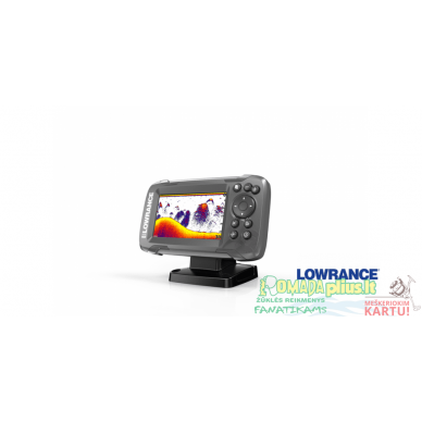 Naujas 2024 metų. Su GPS Modelis Echolotas Lowrance HOOK2-4x GPS Bullet Skimmer NEW LT CE ROW RLP 3