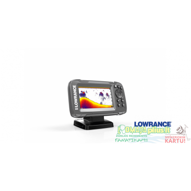 Noriu Eholotas Lowrance HOOK2-4x Bullet Skimmer CE ROW "SolarMAX ™" ekranas 2