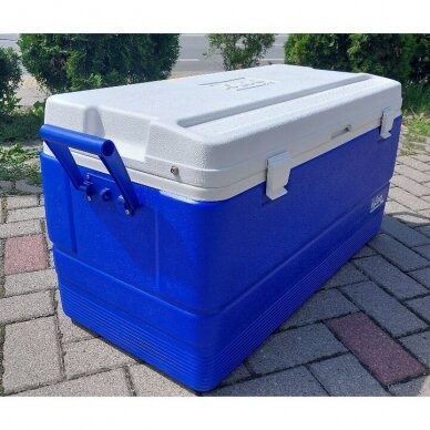 Komplektas Dėžė šaltkrepšis Igloo Marine Ultra 94 Cool Box Cooler Šaldytuvas Stalas Sėdynė Made in USA 88L +DOVANŲ 2 Thermo Bakai sėdynės po 11 Litrų 2