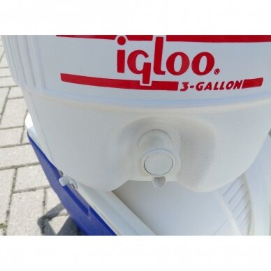 Komplektas Dėžė šaltkrepšis Igloo Marine Ultra 94 Cool Box Cooler Šaldytuvas Stalas Sėdynė Made in USA 88L +DOVANŲ 2 Thermo Bakai sėdynės po 11 Litrų 9