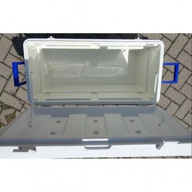 Komplektas Dėžė šaltkrepšis Igloo Marine Ultra 94 Cool Box Cooler Šaldytuvas Stalas Sėdynė Made in USA 88L +DOVANŲ 2 Thermo Bakai sėdynės po 11 Litrų 10