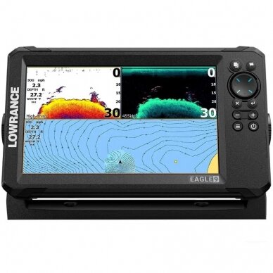 NAUJAS MODELIS Echolotas Lowrance EAGLE 9 HD TRIPLESHOT ROW su sonaru 3