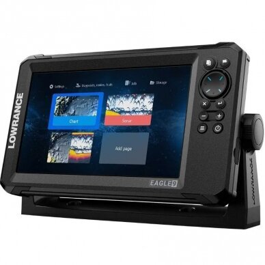 NAUJAS MODELIS Echolotas Lowrance EAGLE 9 HD TRIPLESHOT ROW su sonaru 9