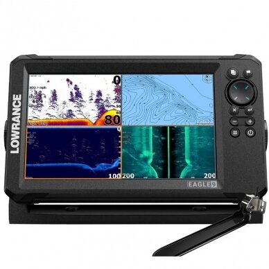 NAUJAS MODELIS Echolotas Lowrance EAGLE 9 HD TRIPLESHOT ROW su sonaru