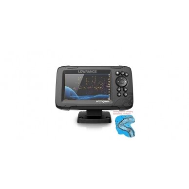 Echolotas Lowrance Hook Reveal 5 83/200 HDI ROW