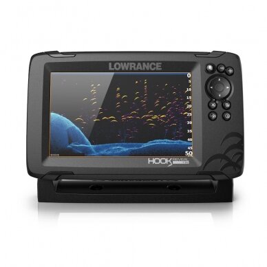 Echolotas Lowrance Hook Reveal 7 TRIPLESHOT ROW Didelė Sonaro Galva 1