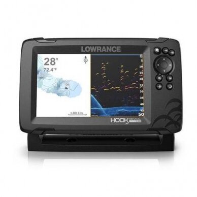 Echolotas Lowrance Hook Reveal 7 TRIPLESHOT ROW Didelė Sonaro Galva 3