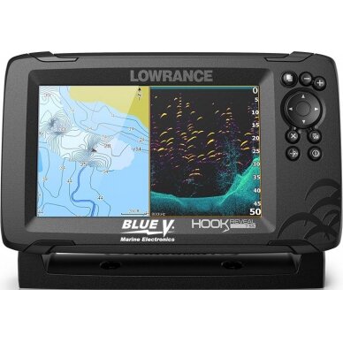 Echolotas Lowrance Hook Reveal 7 TRIPLESHOT ROW Didelė Sonaro Galva 6