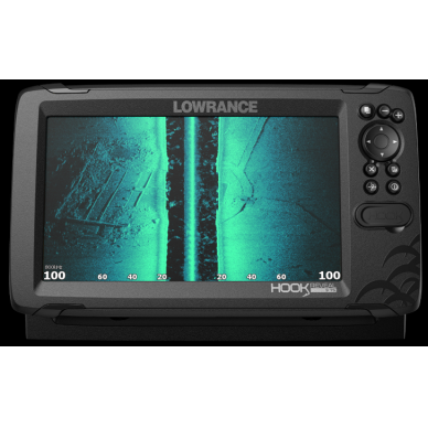 Echolotas Lowrance HOOK Reveal 9 TripleShot with CHIRP, SideScan, DownScan &amp; Base Map