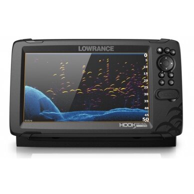 Echolotas Lowrance HOOK Reveal 9 TripleShot with CHIRP, SideScan, DownScan &amp; Base Map 2