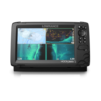 Echolotas Lowrance HOOK Reveal 9 TripleShot with CHIRP, SideScan, DownScan &amp; Base Map 1