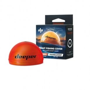 Echoloto Deeper Night Fishing Cover Naktinei Žvejyba Apvalkalas Deeper Naktinis dėklas Orange/RED