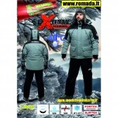 Kostiumas Silver Ekstremalus Nisus iki -40C Membrana 10.000/10.000 EXTREME WINTER FISHING SUIT GRAY