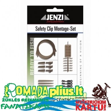 Komplektas Safety Clip Carp Montage Set