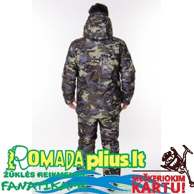 Populiariausias Kostiumas žieminis -45C Strategy 3D Camo Nepralyjantis Kvepuojantis Nešlama Tinka Medžioklei ir Žvejybai ICE Fishing Hunting 1