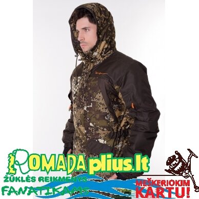 Kostiumas žieminis Žvejybinis Medžioklinis Žvejybinis Camou Combined Lizard Pro -45C Nepralyjantis Kvepuojantis Nešlama ICE Fishing Hunting