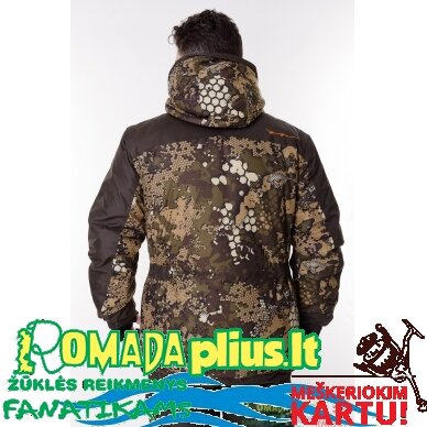 Kostiumas žieminis Žvejybinis Medžioklinis Žvejybinis Camou Combined Lizard Pro -45C Nepralyjantis Kvepuojantis Nešlama ICE Fishing Hunting 5