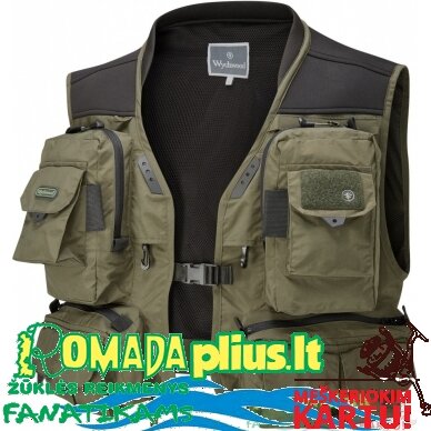 Liemenė Žvejybinė Fly Vest Turbo Wychwood iš Anglijos Aukšta kokybė!