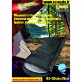 Miegmaišis Šiltas Ultra lengvas Skirtas Lauko Stovykloms Žygiams Kelionėms Turistinis Žvejybinis Dydis 180+30cm x 75 cm