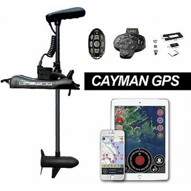 NEW GPS Inkaras Elektrinis VALTIES VARIKLIS HASWING CAYMAN B 55LBS Koja 137cm  Gen 1.6 valdomas Telefonu arba Planšete arba pulteliu su inkaravimo migtuku