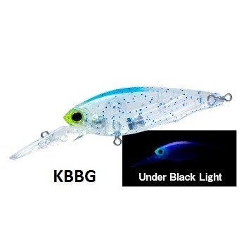 Vobleris UV-technologijos Keičia Spalvas Yo-Zuri 50mm Hardcore Shad LG