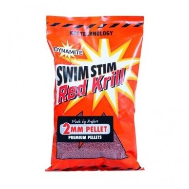 Peletės Dynamite SWIM STIM RED KRILL 2MM 3MM 900G