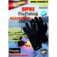 Pirštinės Šiltos KUUSAMO Skirtos atviram vandeniui ir žiemos sezonui Aukšta kokybė Rapala