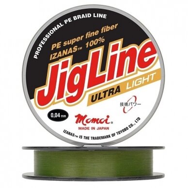 Pintas Valas MOMOI JIGLINE ULTRA LIGHT Super Strong 3-Sluoksnių Danga Made in Japan 0.06mm 5kg / 0.08mm 6kg  Avižadrebiui Made in Japan