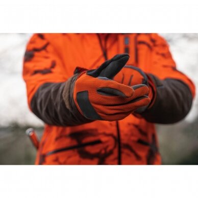 Pirštinės medžiotojams Waterproof Supertrack Orange 1