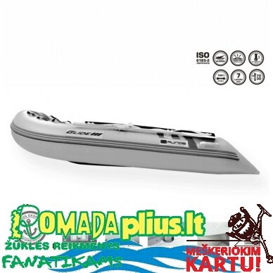 Pripučiama GLIDE RUNA PVC valtis 3,3m su aliumininiu dugnu 1