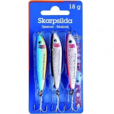 Rapala Blizgių komplektas Lašišoms Seatrout Viliojanti Silkė 28g Blizgės tinka Vejažuvėms  Lašišoms  Šalakiams ir Lydekoms