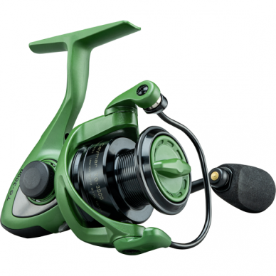 ICE Fishing Nauja Limituota Serija Ritė Okuma Ceymar TG 500 spinning Limited Edition Tactical Green Ceymar Spinning reel 3