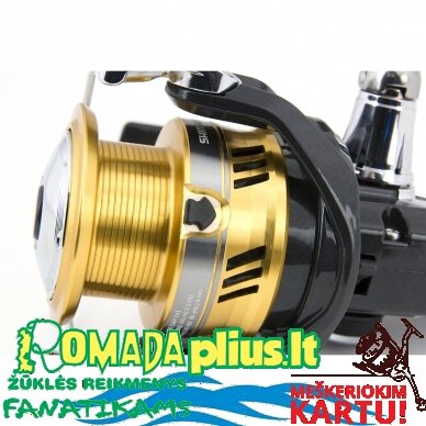 Shimano Ritė Spiningui Sahara RD Double Handle (dviguba rankenėlė) Du kart patogiau+greito stabdžio atleidimo sistema 1