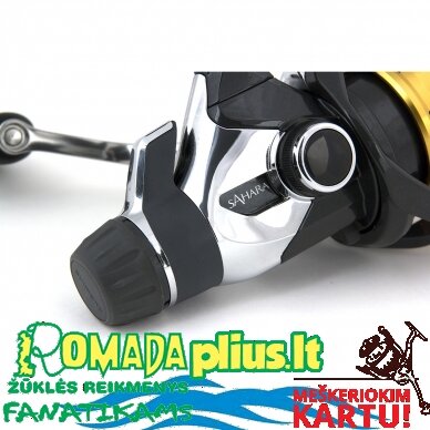 Shimano Ritė Spiningui Sahara RD Double Handle (dviguba rankenėlė) Du kart patogiau+greito stabdžio atleidimo sistema 2