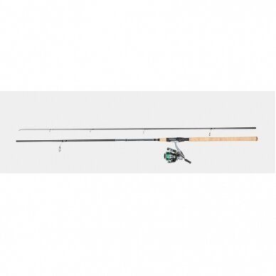 Spiningas su ritė + pintas valas Okuma Combo  258cm 20-60g