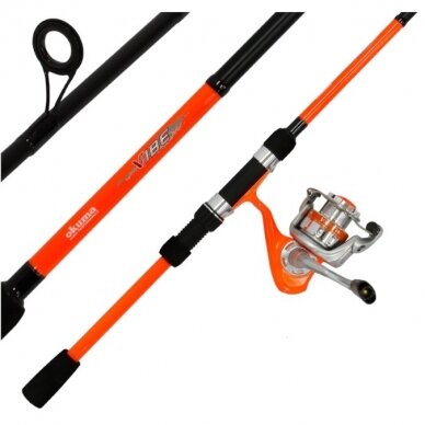 Spiningas su ritė + valas Okuma Combo 183cm 5-20g Orange